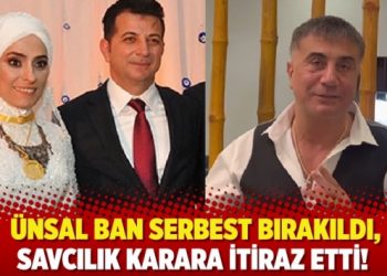 &Uuml;nsal Ban serbest bırakıldı, savcılık karara itiraz etti