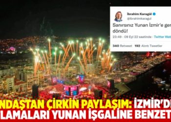 Yandaş yazardan &ccedil;irkin paylaşım: