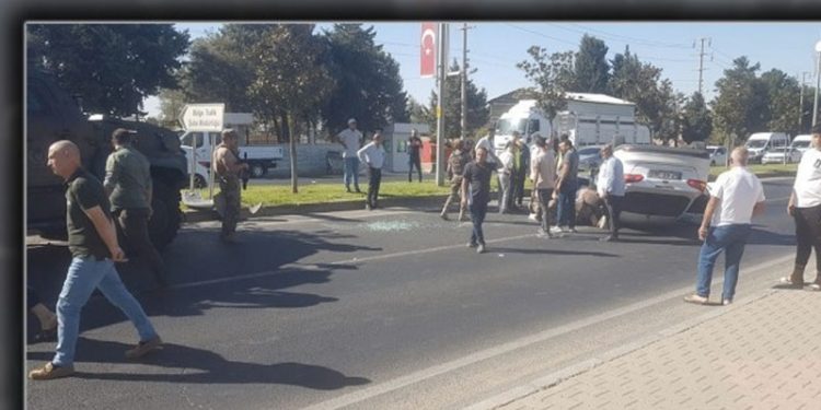 Zırhlı araç kazasında yaralanan kadın Antep’e sevk edildi