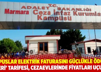 &lsquo;İşyeri&rsquo; tarifesi, cezaevlerinde elektrik faturalarını u&ccedil;urdu! Mahpuslar faturaları g&uuml;&ccedil;l&uuml;kle &ouml;d&uuml;yor