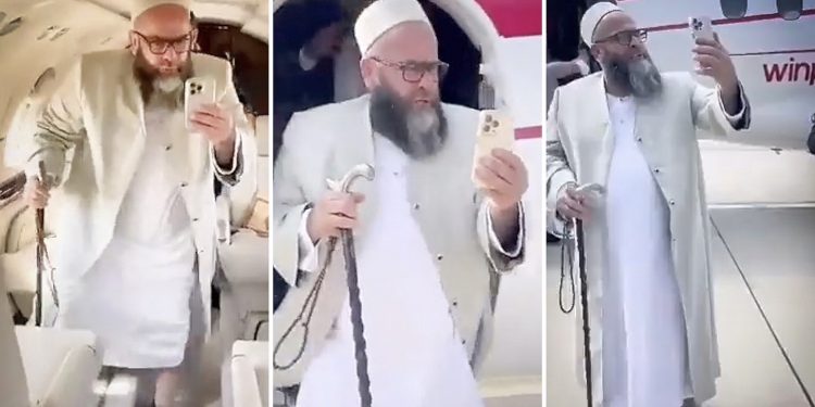 ‘TikTok şeyhi’ Miraç Orbay özel jetle Ayasofya’ya namaz kılmaya geldi