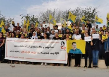 Süleymaniye’de 9 Ekim protestosu