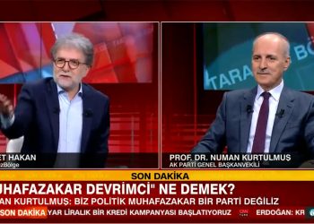 Ahmet Hakan altyazı için Numan Kurtulmuş’tan izin istedi