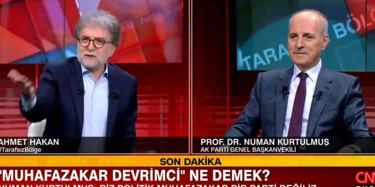Ahmet Hakan altyazı için Numan Kurtulmuş’tan izin istedi