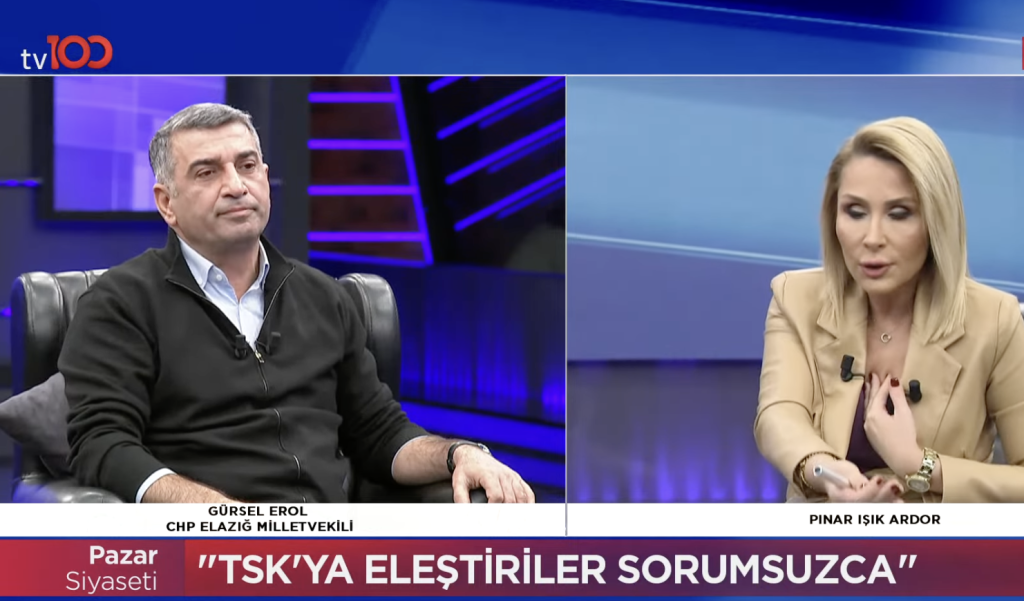 CHP’li Gürsel Erol: TSK’nın eylemleri sorgulanamaz, eleştirilemez