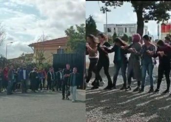 ETF patronu Sanem Dikmen'e haciz geldi, işçiler fabrika önünde halaya durdu