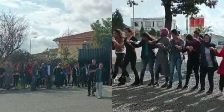 ETF patronu Sanem Dikmen'e haciz geldi, işçiler fabrika önünde halaya durdu