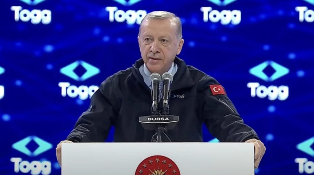 Erdoğan: TOGG 60 yıllık hayalin gerçeğe dönüşmesidir