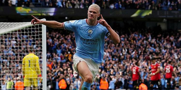 Haaland hat-trick'le yıldızlaştı; Manchester derbisinde City, 6 golle kazandı!