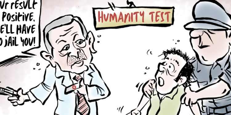 Hindistanlı karikatürist nefret operasyonunu çizdi: ‘İnsanlık testi’