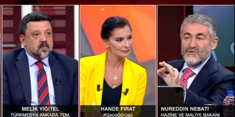 Nureddin Nebati canlı yayında: Enflasyonu düşüreceklerini iddia etti, yine tarih verdi