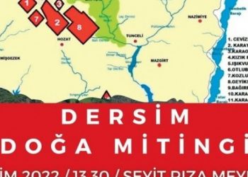 Sanatçılardan Dersim Çevre Mitingi’ne çağrı