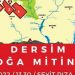 Sanatçılardan Dersim Çevre Mitingi’ne çağrı