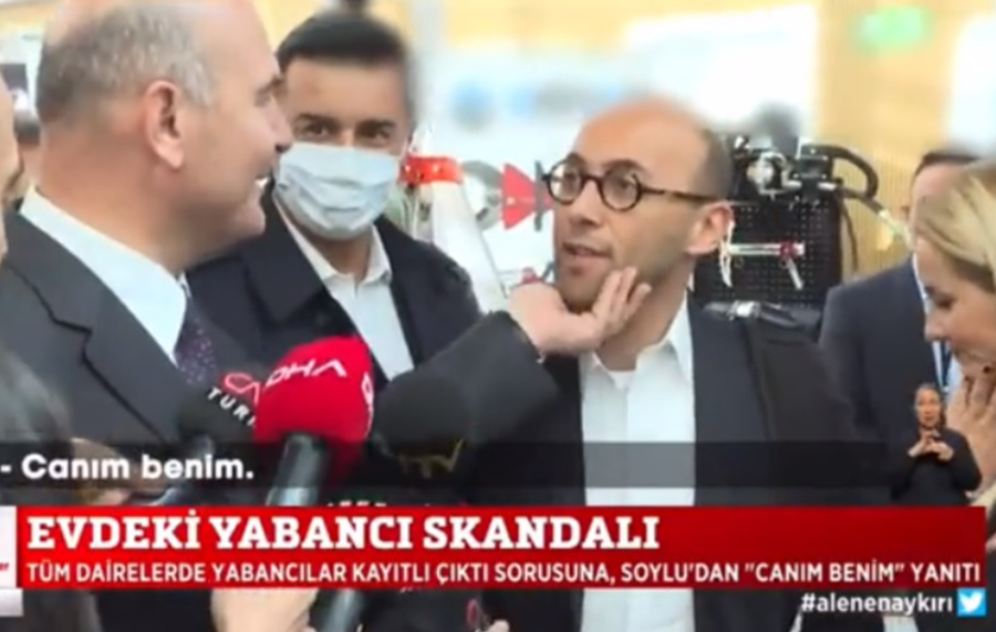 Soylu, kritik soruya cevap vermemek için muhabirin çenesini okşadı: ‘Canım benim’