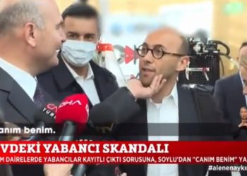 Soylu, kritik soruya cevap vermemek için muhabirin çenesini okşadı: ‘Canım benim’