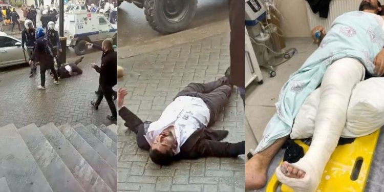 Valiliğe göre polisin HDP’li vekile saldırısı orantılı: ‘Algı için kendini yere attı’