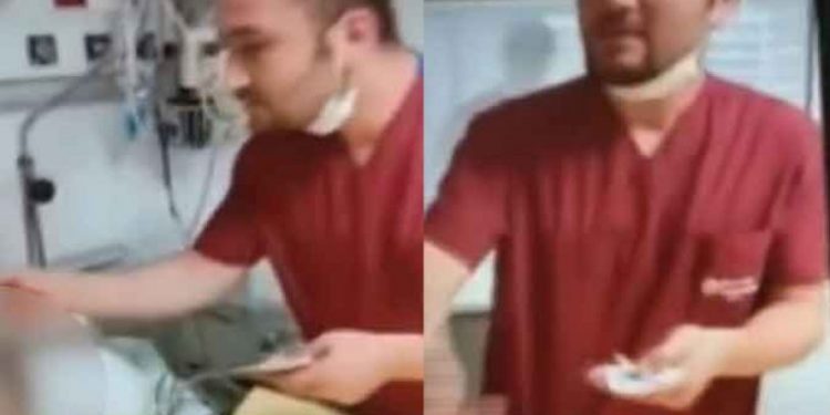 Yaşlı kadını kokutup yüzüne para saçmışlardı: Fahrettin Koca, özel hastanenin faaliyetlerinin durdurulduğu açıkladı