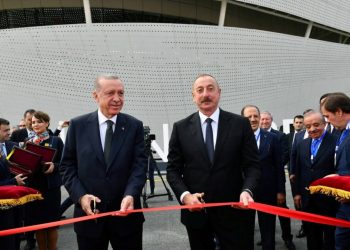 Erdoğan ve Aliyev Karabağ’da Havalimanı Açılışına Katıldı