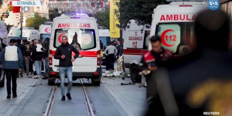 İstiklal Caddesi’nde Patlama: 4 Can Kaybı 38 Yaralı 