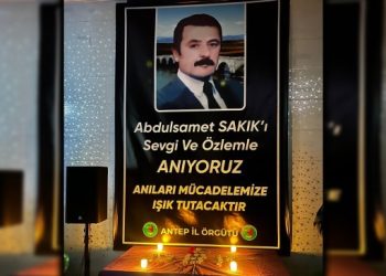HEP Antep İl Başkanı Abdulsamet Sakık anıldı
