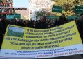 Dersim Belediyesi Meclisi’ne katı atık protestosu