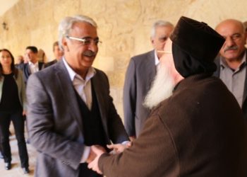 Sancar Süryanilerle bir araya geldi
