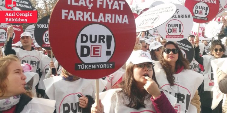 Büyük Eczacı Mitingi: ‘Hak ettiğimizi alana kadar durmayacağız’