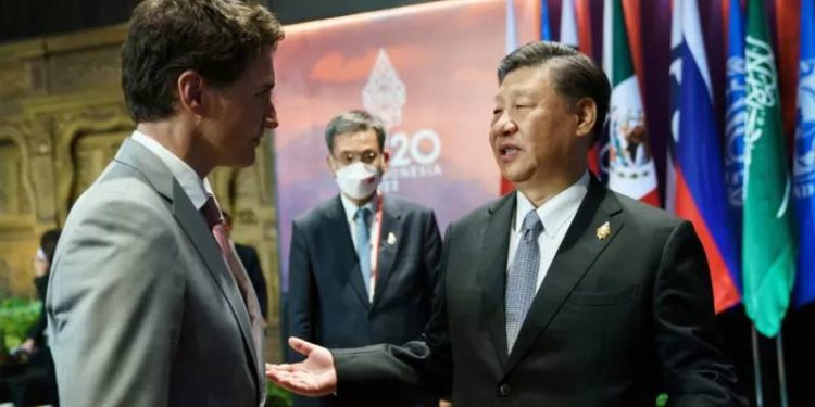 Çin Devlet Başkanı Şi Cinping Kanada Başbakanı Justin Trudeau'ya kameralar önünde tepki gösterdi: 'Konuştuğumuz her şey basına sızdırılmış'