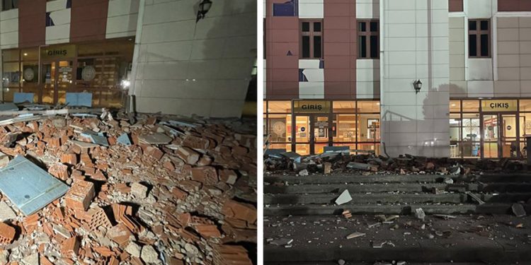 Depremde Düzce Adliyesi hasar gördü: 99 depremi sonrası inşa edilmişti