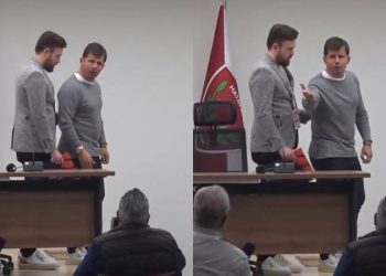 Emre Belözoğlu, basın toplantısında gazeteci ile tartıştı