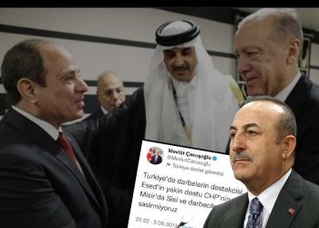 Erdoğan, Sisi ile el sıkıştı; Çavuşoğlu’nun tweeti viral oldu