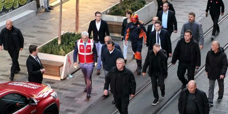 İmamoğlu, saldırının yaşandığı İstiklal Caddesi’nde