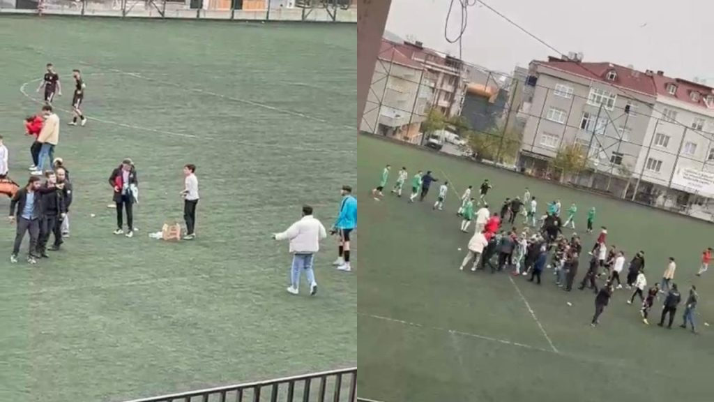 İstanbul'da Bölgesel Amatör Lig'de maç sonrası tekmeler havada uçuştu!