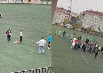 İstanbul'da Bölgesel Amatör Lig'de maç sonrası tekmeler havada uçuştu!