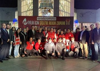 Kan bağışında İstanbul rekoru Şişli'de kırıldı