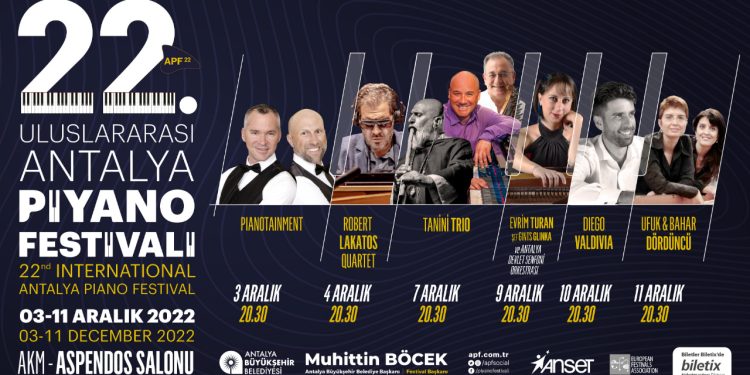 Müziğin kalbi Antalya'da atacak: 22. Uluslararası Antalya Piyano Festivali başlıyor