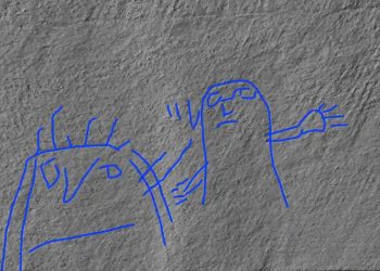 Orta Çağ'dan kalan el yazması üzerinde bir kadın ismi ve küçük çizimler tespit edildi