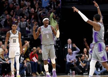 Sacramento Kings'ten Nets potasına 153 sayı!