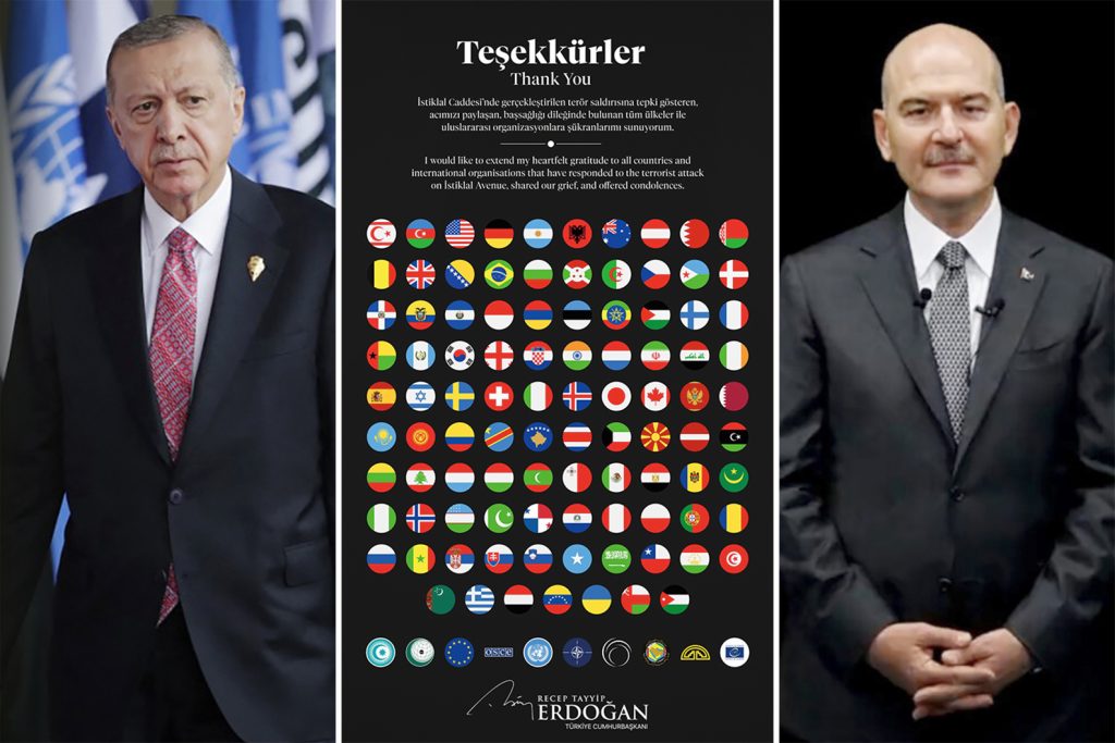 Soylu ‘taziyeyi kabul etmiyoruz’ demişti: Erdoğan ABD’ye şükranlarını sundu