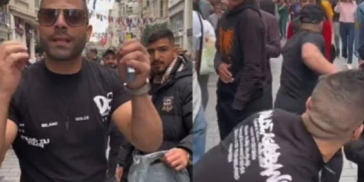 Taksim’de video paylaşan şahıs ‘infial’ nedeniyle gözaltına alındı