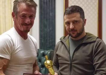 Ünlü aktör Penn, Oscar ödülünü Zelenskiy’e hediye etti