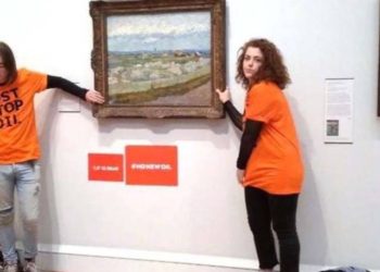 Van Gogh tablosuna zarar veren aktivistlere hapis cezası