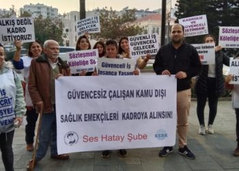 SES emekçilerinden kadro talebi