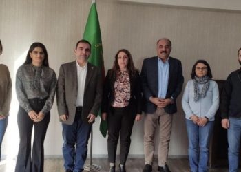 EMEP Başkanı Akdeniz’den DBP’ye dayanışma ziyareti