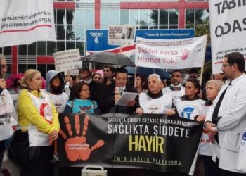 İzmir’de doktora saldırı tepkisi