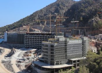 Mühürlü şantiyede iş kazası