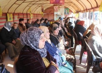 Kobanê’de kimyasal saldırı protestosu