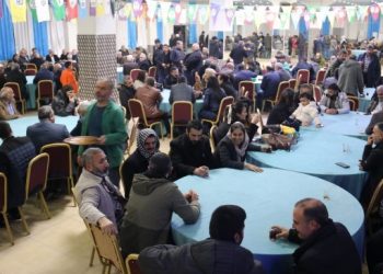 HDP Riha İl Örgütü’nden dayanışma yemeği
