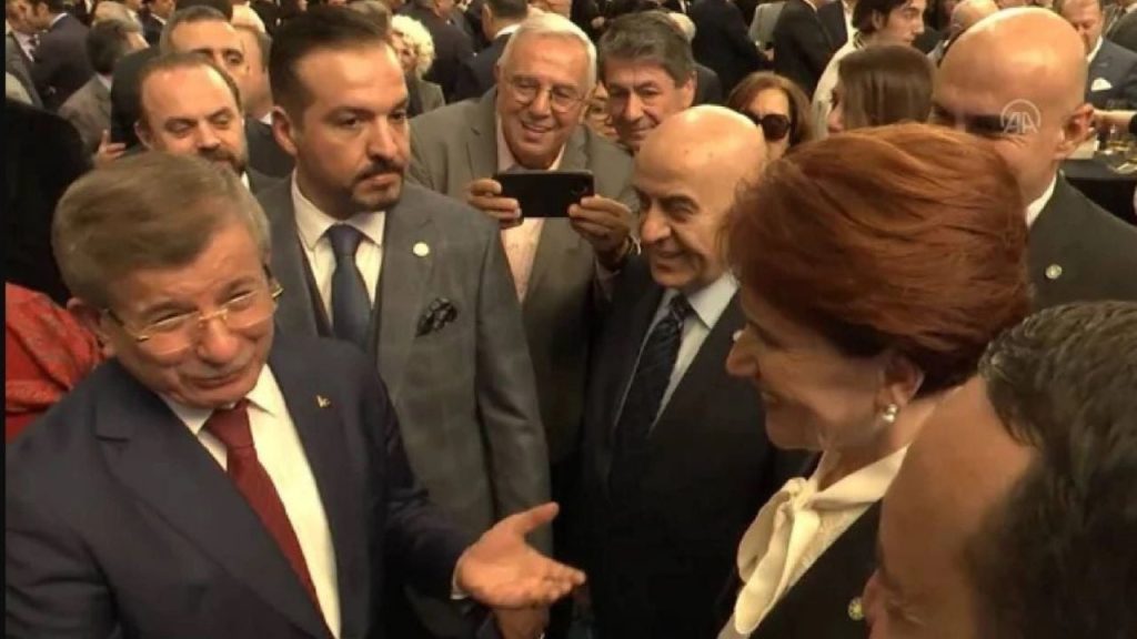 Akşener, Davutoğlu ve Uysal, TÜSİAD resepsiyonuna katıldı