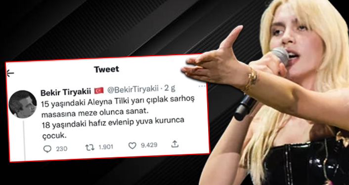 Aleyna Tilki’den çocuk istismarını savunan ‘Ak troll’e: Sapıklık ve saf kötülük